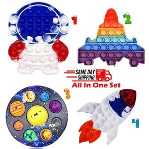 Wholesale Astronaut Pop it Fidgets Easter Toys Combo Pack
